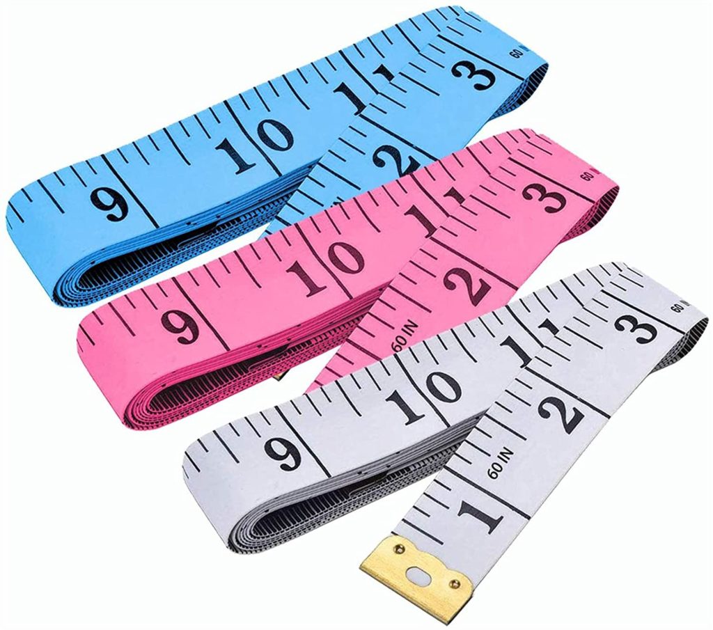 Sewing tape measures can be used to find her ring size at home.